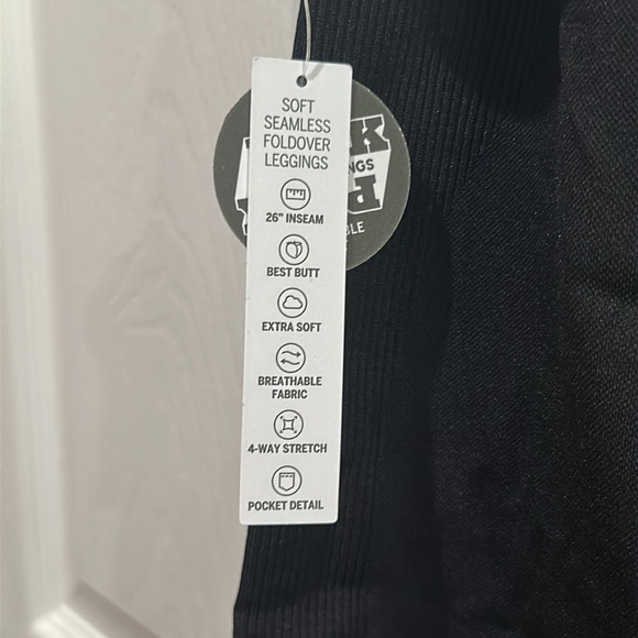 PINK Victoria’s Secret Flip It Seamless Foldover Leggings Size L - Picture 10 of 14